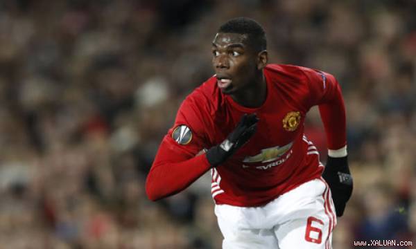 Pogba trong trận đấu với West Ham. Ảnh: Reuters.