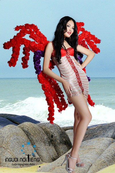Thiên thần sexy Hương Giang, Thời trang,  thời trang, hương giang, hoa hậu hải dương, thiên thần, váy đầm, bãi  biển