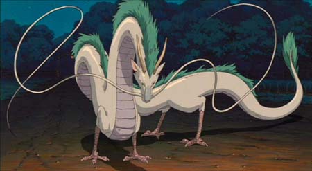 Haku trong Spirited Away (2001)