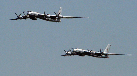 Hai chiếc Tu-95 của Nga. Ảnh: RIA Novosti.