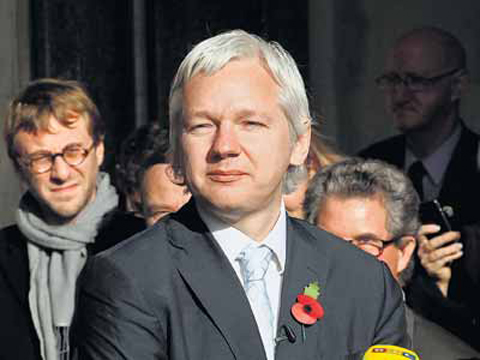 Ông chủ mạng dữ liệu WikiLeaks Julian Assange. Ảnh: Mid-day