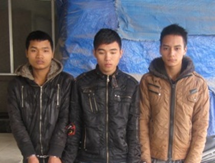 Ba đối tượng bị bắt giữ.