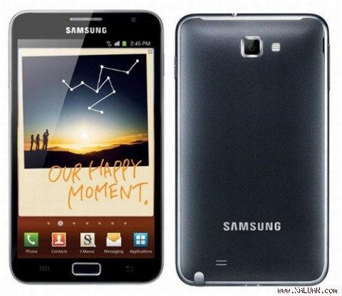 Galaxy Note có màn hình sống động và săc nét.