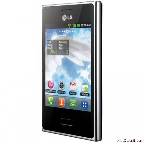 Điện thoại LG Optimus L3 E400 có thiết kế khá chắc chắn