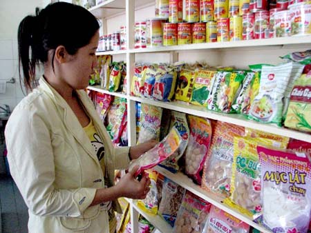 Thực phẩm chay đắt khách trong dịp rằm tháng Giêng.