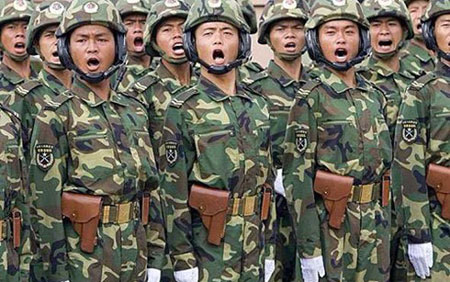  Lính Trung Quốc. (Ảnh: AP)