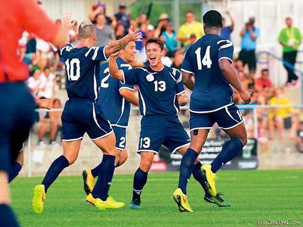 Đội bóng tới từ đảo quốc tí hon Guam đang chơi những trận đấu tuyệt vời. (Ảnh: Getty)