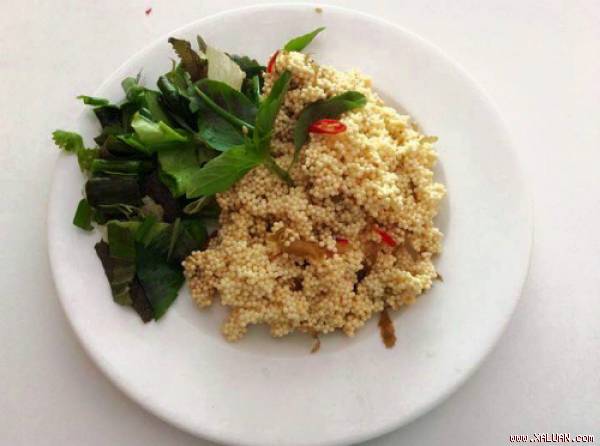  Sau khi dạo quanh một vòng Cù Lao Xanh bạn có thể đặt người dân mua và chế biến hộ vì các dịch vụ về du lịch ở Cù Lao Xanh chưa được phát triển. Ảnh: Ẩm thực Bình Định