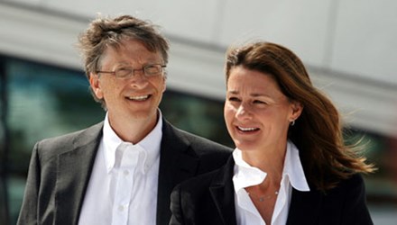 Tỷ phú Bill Gates và vợ Melinda. Ảnh: Wikipedia.