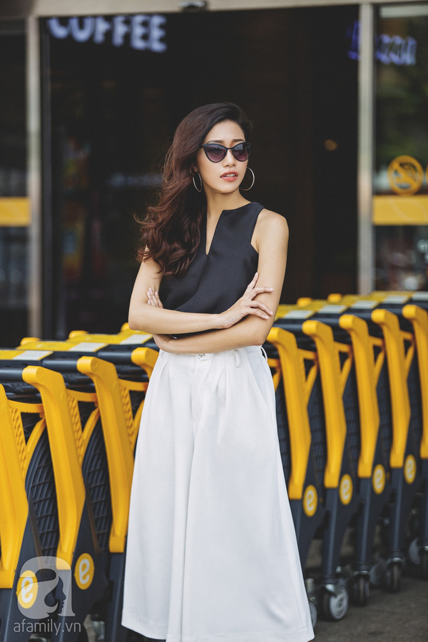 thời trang quần culottes