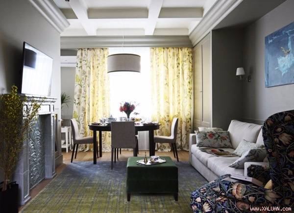 Căn hộ duyên dáng với hàng trăm họa tiết in trên nội thất