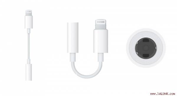 Cáp chuyển đổi cổng Lightning sang 3,5mm của Apple có giá 9 USD.