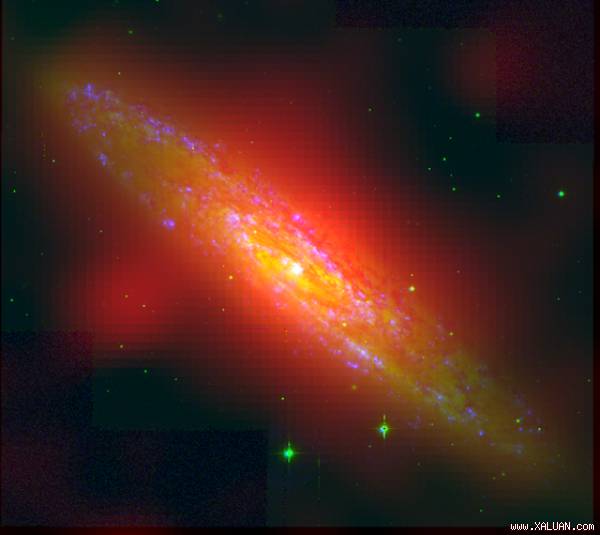 Phát hiện nhiều hạt xoáy năng lượng trong thiên hà NGC 253